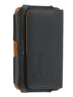 Nokia Lumia 620 Synthetic Leather Belt Pouch - Classic Black Belt Pouch