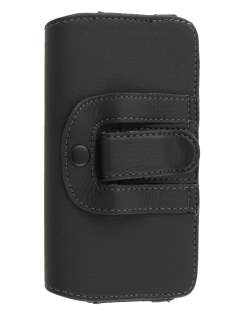 Apple iPhone SE/5s/5c/5 Synthetic Leather Belt Pouch - Classic Black