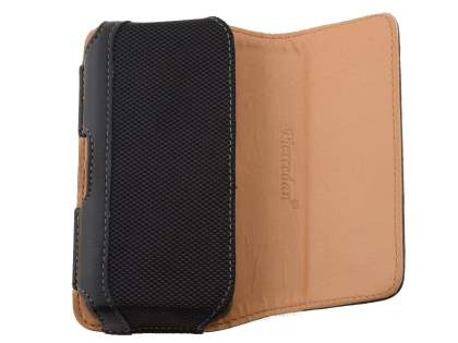 Apple iPhone SE/5s/5c/5 Synthetic Leather Belt Pouch - Classic Black