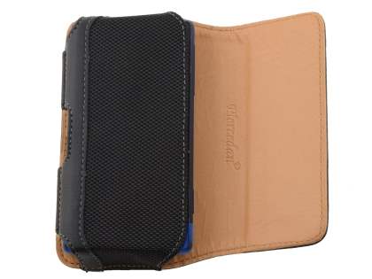 HTC Windows Phone 8S Synthetic Leather Belt Pouch - Classic Black