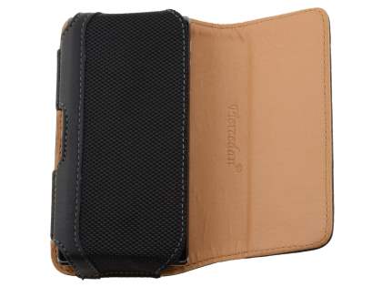 Sony Xperia J ST26i Synthetic Leather Belt Pouch - Classic Black