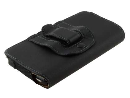 Motorola RAZR V XT885/MT887 Synthetic Leather Belt Pouch - Classic Black