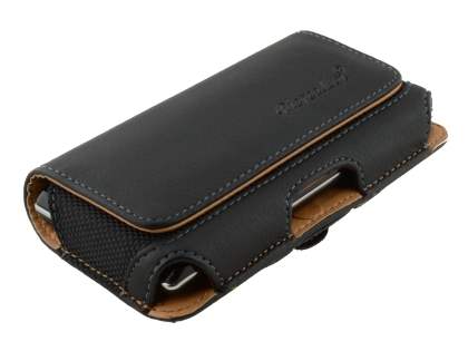 Sony Xperia J ST26i Synthetic Leather Belt Pouch - Classic Black