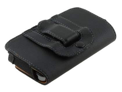 Samsung Galaxy Ace S5830 Synthetic Leather Belt Pouch - Classic Black