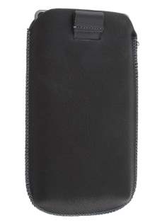 Synthetic Leather Slide-in Case with Pull-out Strap for LG Optimus L9 P760 - Classic Black Synthetic Leather Slide-in Case with Pull-out Strap for LG Optimus L9 P760 - Classic Black