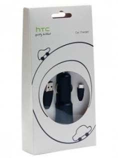 HTC CC C200 Car Charger with Micro-USB to USB-A Data Cable