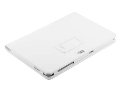 Samsung Galaxy Tab 2 10.1 Synthetic Leather Flip Case with Fold-Back Stand - Ivory