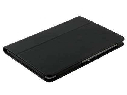 Samsung Galaxy Tab 2 10.1 Synthetic Leather Flip Case with Fold-Back Stand - Classic Black