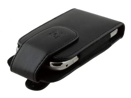 Samsung Galaxy Y S5360T Synthetic Leather Belt Pouch (Naked Phone Only) - Classic Black