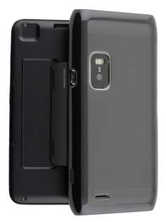 Dual-Design Case for Nokia E7 - Black/Frosted Grey Dual-Design Case for Nokia E7 - Black/Frosted Grey