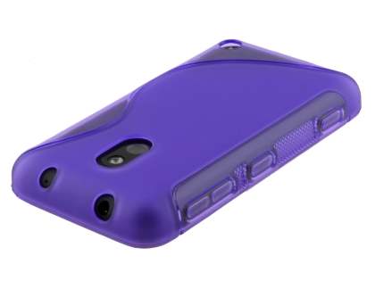 Wave Case for Nokia Lumia 620 - Frosted Purple/Purple