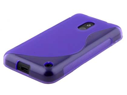 Wave Case for Nokia Lumia 620 - Frosted Purple/Purple