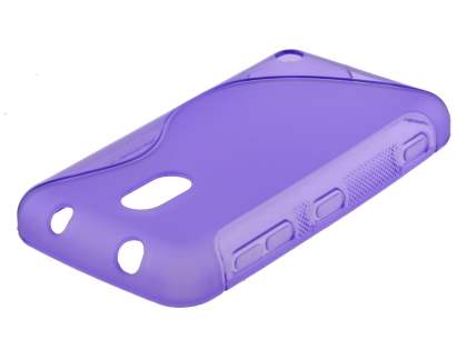 Wave Case for Nokia Lumia 620 - Frosted Purple/Purple