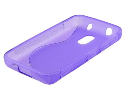 Wave Case for Nokia Lumia 620 - Frosted Purple/Purple