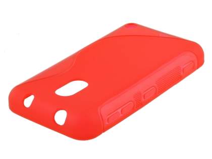 Wave Case for Nokia Lumia 620 - Frosted Red/Red
