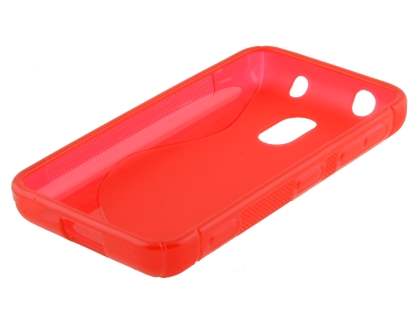 Wave Case for Nokia Lumia 620 - Frosted Red/Red