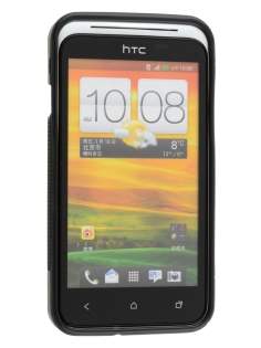 HTC Desire VC T328d Wave Case - Frosted Black/Black