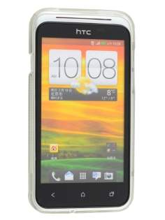 HTC Desire VC T328d Wave Case - Frosted Clear/Clear