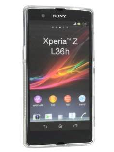 Wave Case for Sony Xperia Z - Frosted Clear/Clear