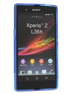 Wave Case for Sony Xperia Z - Frosted Blue/Blue
