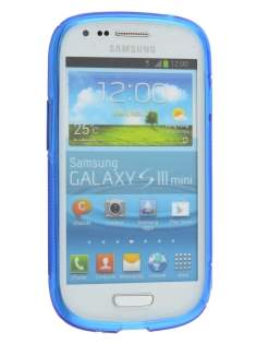 Wave Case for Samsung I8190 Galaxy S3 mini - Frosted Blue/Blue