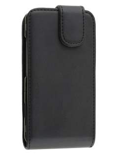 Synthetic Leather Flip Case for HTC Desire Z - Black
