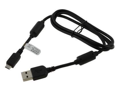 Original Sony Micro-USB to USB-A Data Cable - Black Micro USB