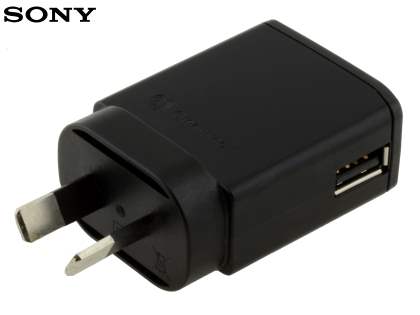 Genuine Sony Wall Power Adapter with USB Port - Classic Black Genuine Sony Wall Power Adapter with USB Port - Classic Black