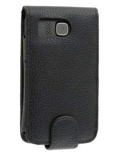 HTC Touch HD2 Synthetic Leather Flip Case - Black