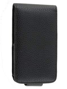 HTC Touch HD2 Synthetic Leather Flip Case - Black