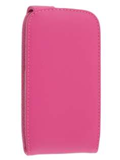 Genuine Leather Flip Case for Samsung I8190 Galaxy S3 mini - Pink