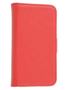Synthetic Leather Wallet Case with Stand for Samsung I8190 Galaxy S3 mini - Red