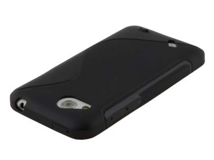 HTC Desire VC T328d Wave Case - Frosted Black/Black