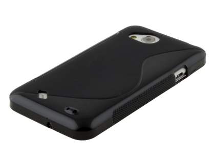 HTC Desire VC T328d Wave Case - Frosted Black/Black