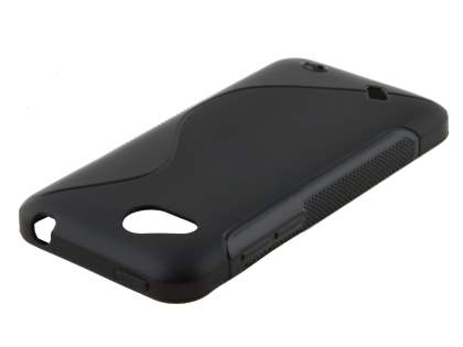 HTC Desire VC T328d Wave Case - Frosted Black/Black