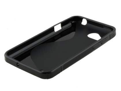 HTC Desire VC T328d Wave Case - Frosted Black/Black