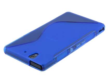 Wave Case for Sony Xperia Z - Frosted Blue/Blue