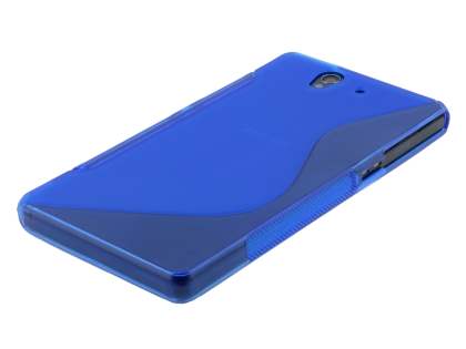 Wave Case for Sony Xperia Z - Frosted Blue/Blue