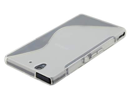 Wave Case for Sony Xperia Z - Frosted Clear/Clear