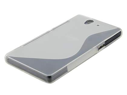 Wave Case for Sony Xperia Z - Frosted Clear/Clear