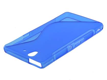 Wave Case for Sony Xperia Z - Frosted Blue/Blue