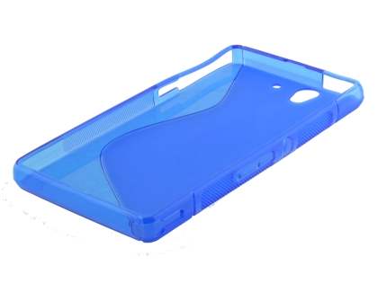Wave Case for Sony Xperia Z - Frosted Blue/Blue