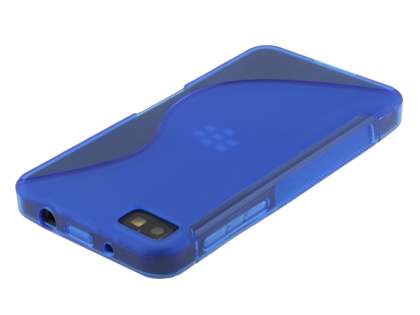 Wave Case for BlackBerry Z10 - Frosted Blue/Blue