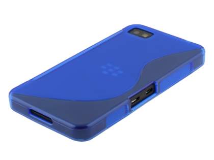 Wave Case for BlackBerry Z10 - Frosted Blue/Blue