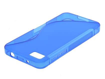 Wave Case for BlackBerry Z10 - Frosted Blue/Blue