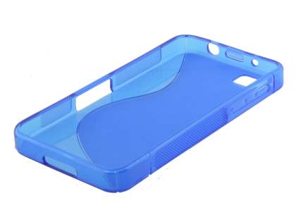 Wave Case for BlackBerry Z10 - Frosted Blue/Blue