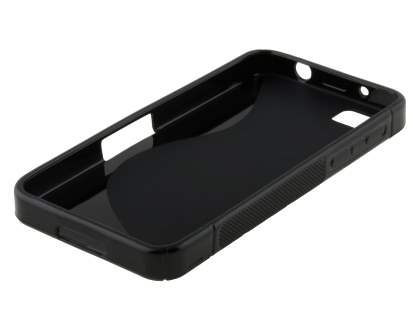 Wave Case for BlackBerry Z10 - Frosted Black/Black