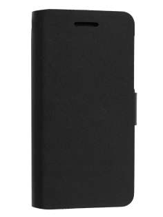 Slim Genuine Leather Portfolio Case for BlackBerry Z10 - Classic Black