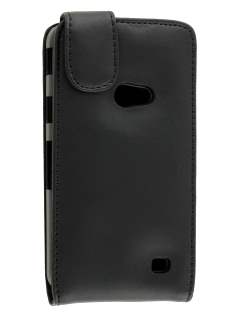 Genuine Leather Flip Case for Samsung I8530 Galaxy Beam - Classic Black Genuine Leather Flip Case for Samsung I8530 Galaxy Beam - Classic Black