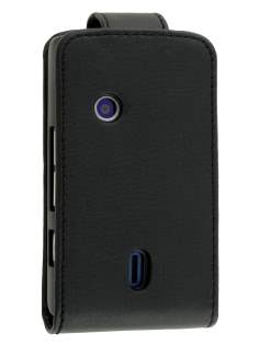 Synthetic Leather Flip Case for Sony Ericsson XPERIA X8 - Classic Black Synthetic Leather Flip Case for Sony Ericsson XPERIA X8 - Classic Black